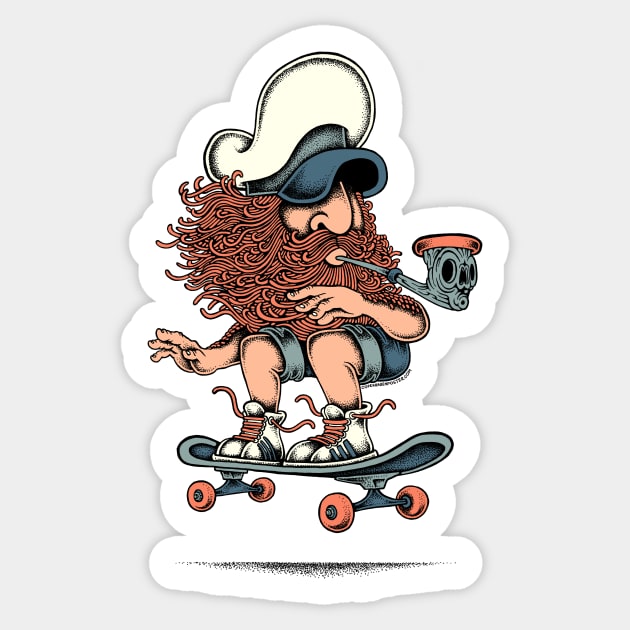 Skateboard Sticker by Copenhagen Poster